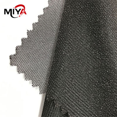 Poliéster 30gsm entrelinhando kejme'noykejme fundível branco/preto para a roupa e os vestuários
